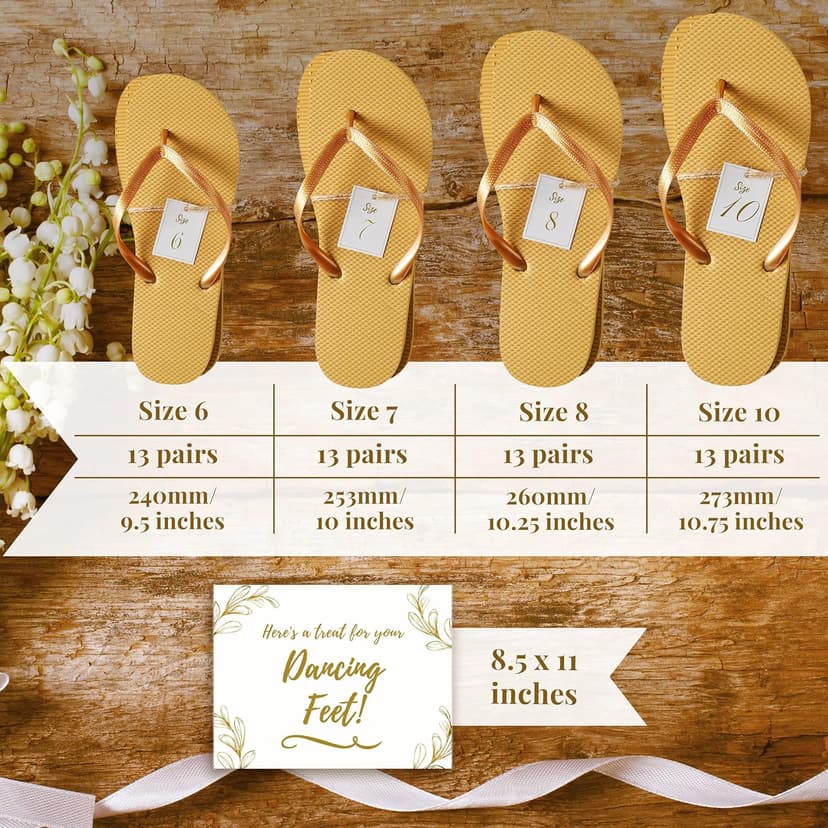 Orca Bulk Flip Flops For Wedding Guests | 52 Pack Wholesale Wedding Sandals