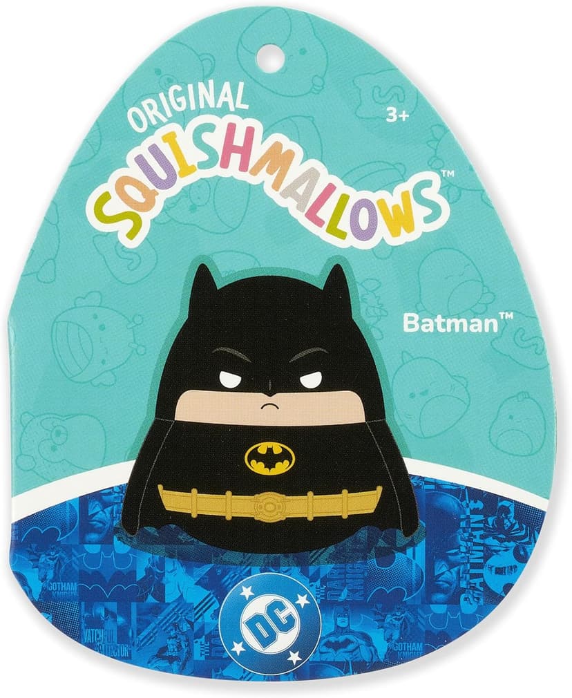Squishmallows Original 12in DC Comics Batman Plush (Medium-Sized)