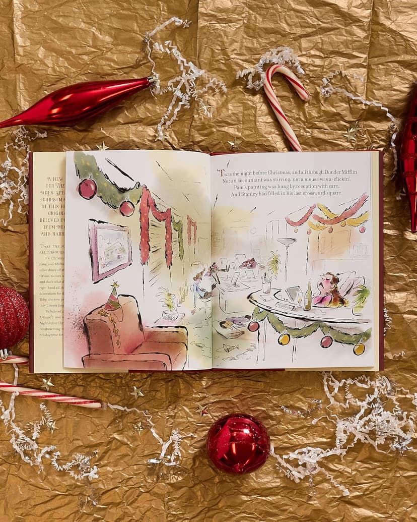 The Night Before Christmas at Dunder Mifflin: An Illustrated Retelling of a Christmas Classic Featuring Dunder Mifflin's Most Memorable Characters