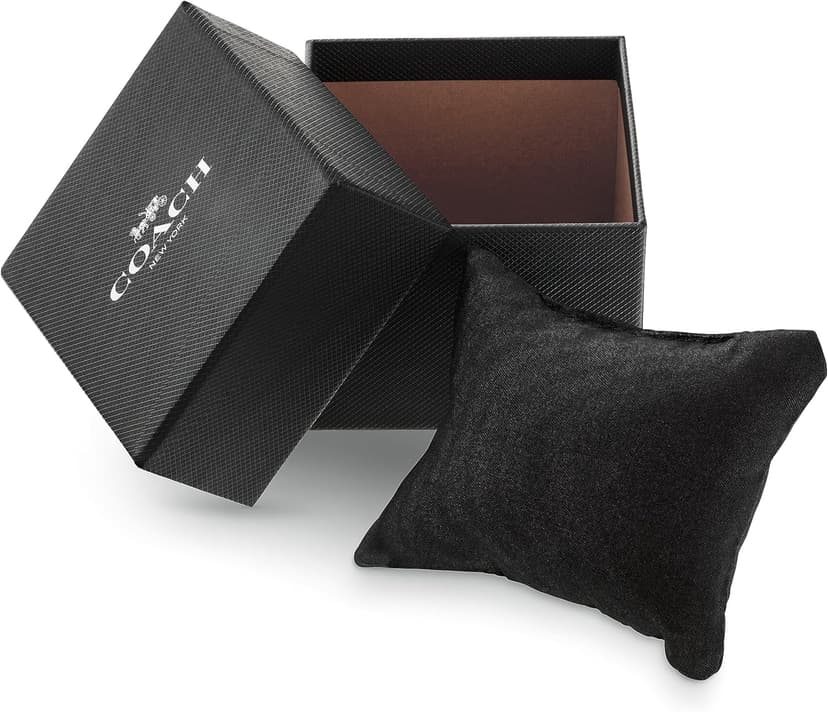 Coach Elliot 2H Quartz Watch for Men - Stainless Steel Wristwatch - Classic, Minimalist - Water Resistant 3 ATM/30 Meters - Premium Fashion Timepiece for Everyday Wear - 41mm