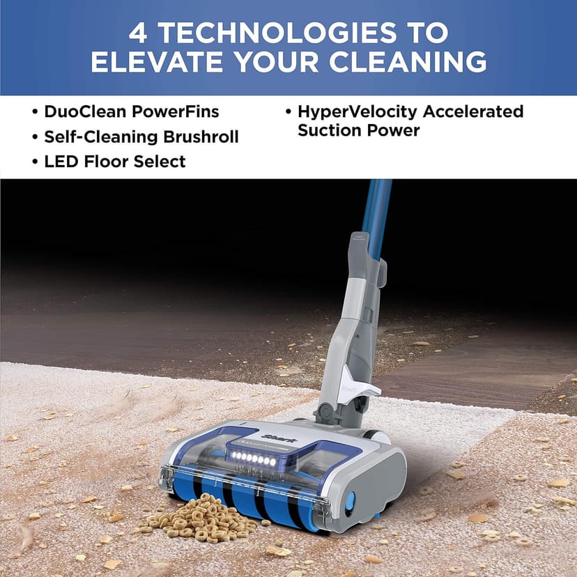 Shark Corded Stick Vacuum Cleaner | Vertex Ultralight | Removable Handheld Vacuum | Pet Hair Vacuum for Carpet and Hard Floor | Powerful Suction | No Hair Wrap | 3 Attachments Included | HZ2002