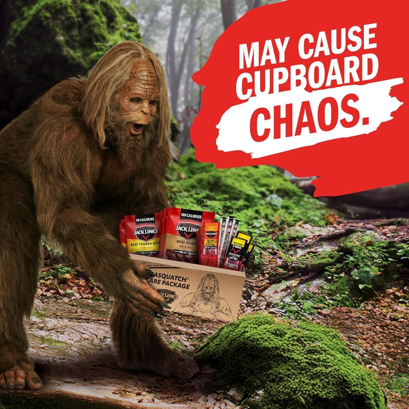 Jack Link's Beef Jerky Gift Basket Variety Pack - Includes Jerky, Meat Sticks, and Beef Steaks, Great Gift for Men, Perfect Hunting Trip Snacks, 15-Piece Assorted Meat Snack Pack