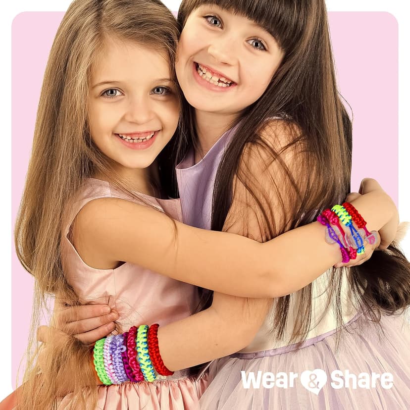 Pretty Me Friendship Bracelet Making Kit for Girls - Crafts for Girl - String Bracelets Maker - Gifts for 8-12 Year Old Kid - Birthday Gift Ideas & Kits Toys Ages 8, 9, 10, 11, 12 - Kids Age 8-12 Olds