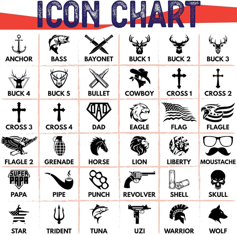 Gifts for Men, Personalized Engraved Oak Wood Pocket Knife - 36 Icons, 20 Stylish Font - Custom Pocket Knives