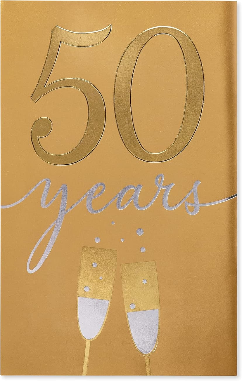 American Greetings 50th Anniversary Card for Couple (Beautiful and Lasting)