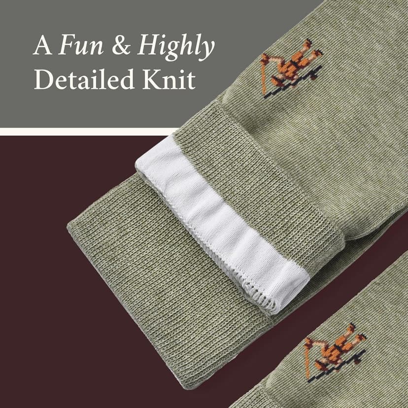 The Frustrated Fisherman - Funny Fishing Socks - Funny Fishing Gift for Men - 1 Pair, Size 8 to 13 - Fun Fisherman Socks