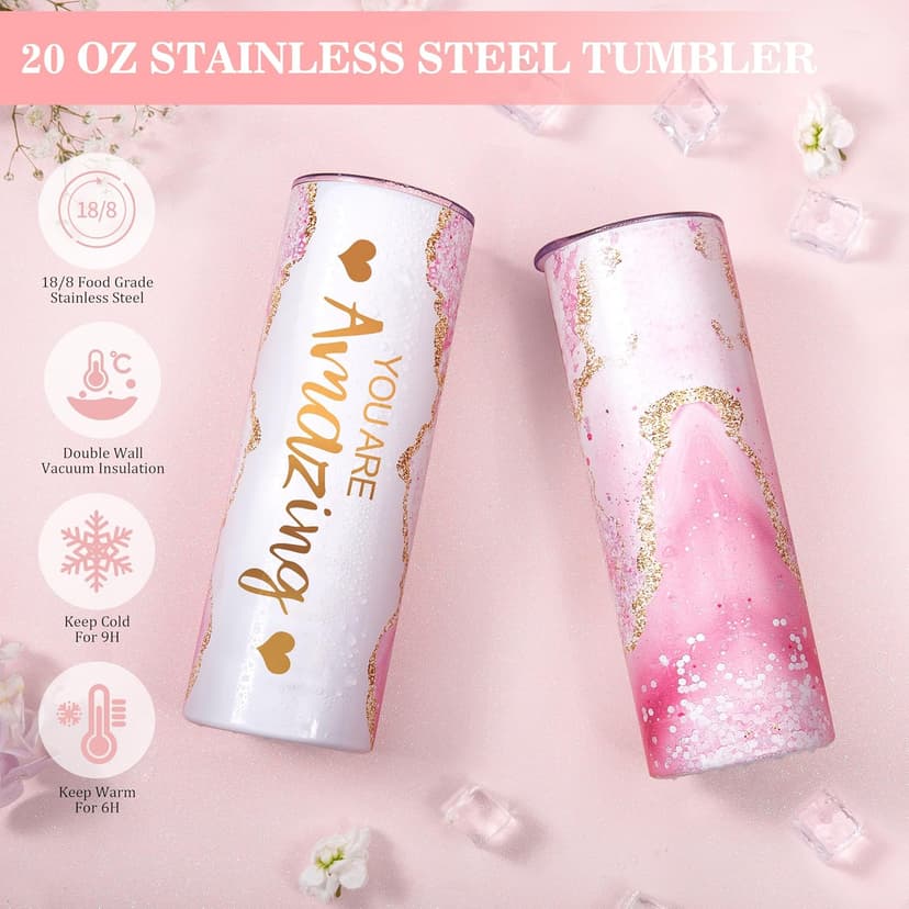 Birthday Gifts for Teen Girls, Best Friend Gift for Her, Happy Birthday Relaxing Spa Gifts Basket Self Care Gift for Mom, Wife, Girlfriend, Sister, Her, Friends, Coworker