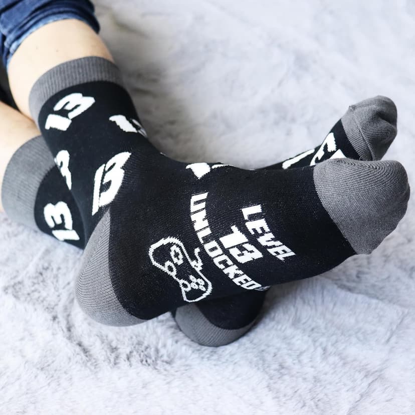 Belloxis Fun Novelty Socks for Men & Boys - Cotton Comfort Stocking Birthday Gift for Him, Dad, Son, Brother