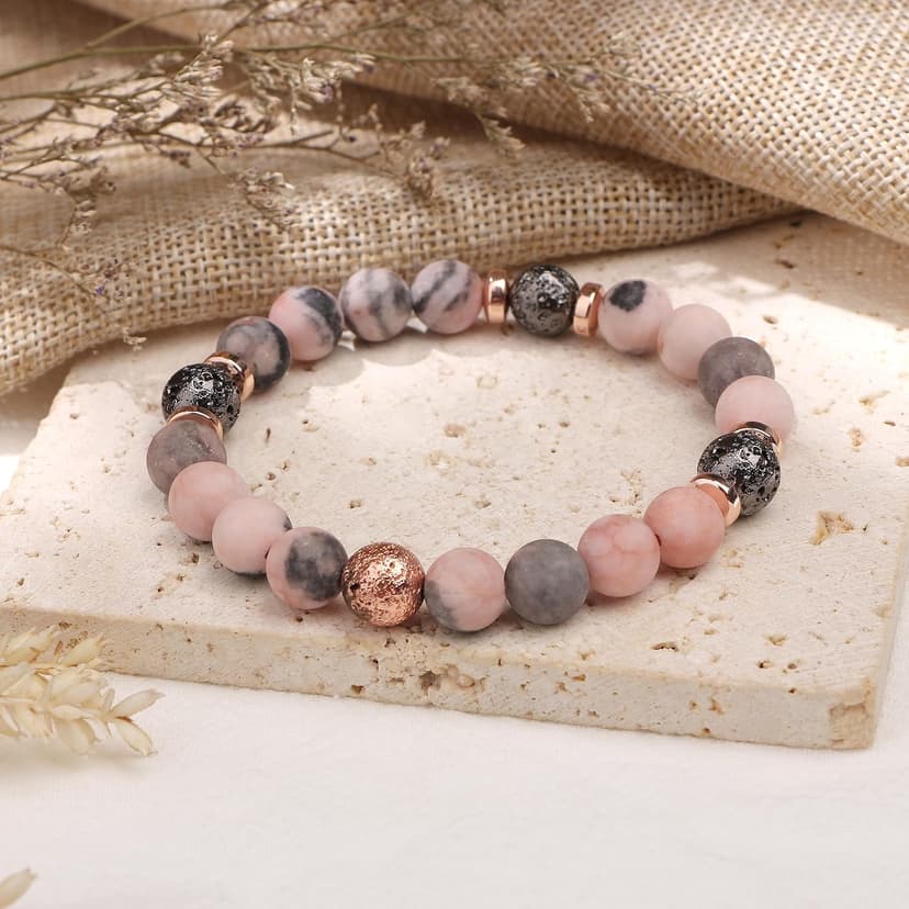 Yiyang 13th 16th 18th 21st 25th 30th 35th 40th 45th 50th 60th 65th 70th 75th 80th Birthday Gifts for Women, Natural Stone Bracelet Birthday Gifts for Women Mom Daughter Grandma Sister Coworker
