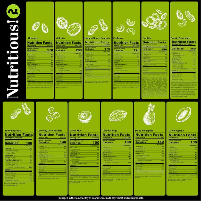 NUT CRAVINGS - Holiday Christmas Dried Fruit & Mixed Nuts Gift Basket in Reusable Wooden Tray + Ribbon (12 Assortments) Xmas Treats for Adults, Food Arrangement, Healthy Snack Care Package, Kosher