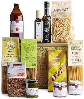 Mercato di Bellina Italy's Finest Artisanal Italian Food Gift Basket - All Natural Gourmet Pasta Gift Basket. Ideal for Holiday, Sympathy, Congratulations, Anniversary or Celebration. Taste of Italy.