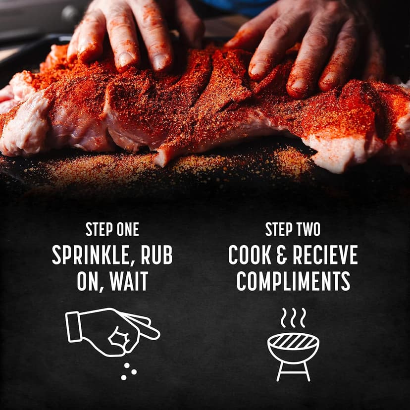 Spice Rack Co. BBQ Seasonings And Rubs - Smoking & Grilling Spices and Seasonings Sets, Grilling Accessories & Smoker Accessories, Birthday Gifts For Him, Mens Birthday Gifts For Men (5 Pack)
