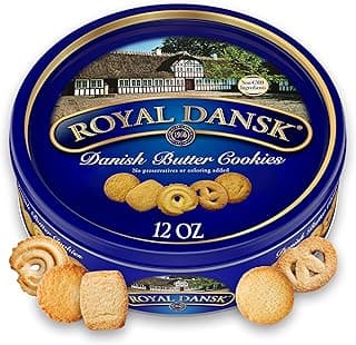Royal Dansk Danish Cookie Selection, No Preservatives or Coloring Added, 12 Oz. (Pack of 1)