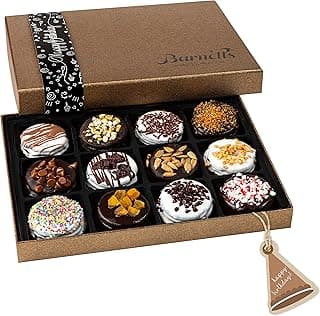 Barnetts Happy Birthday Gifts Chocolate Cookies Basket for Women, Prime for Mom, Wife, Aunt, Grandma, Niece, Daughter, Sister, Best Friend