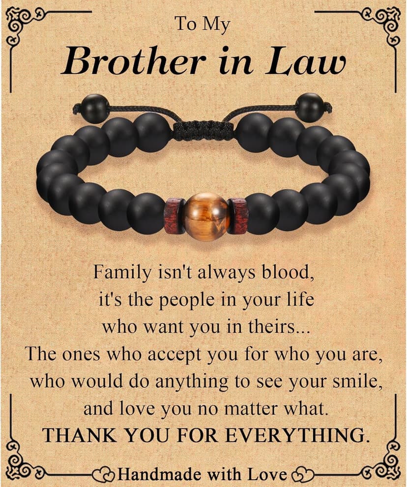Gifts for Husband Brother Boyfriend Uncle Son Nephew Grandson Fiance Stepdad New Dad First Time Dad To Be Bracelet Gifts, Graduation Fathers Day Birthday Christmas Anniversary Valentines Day Gifts for Him Teen Boy Men