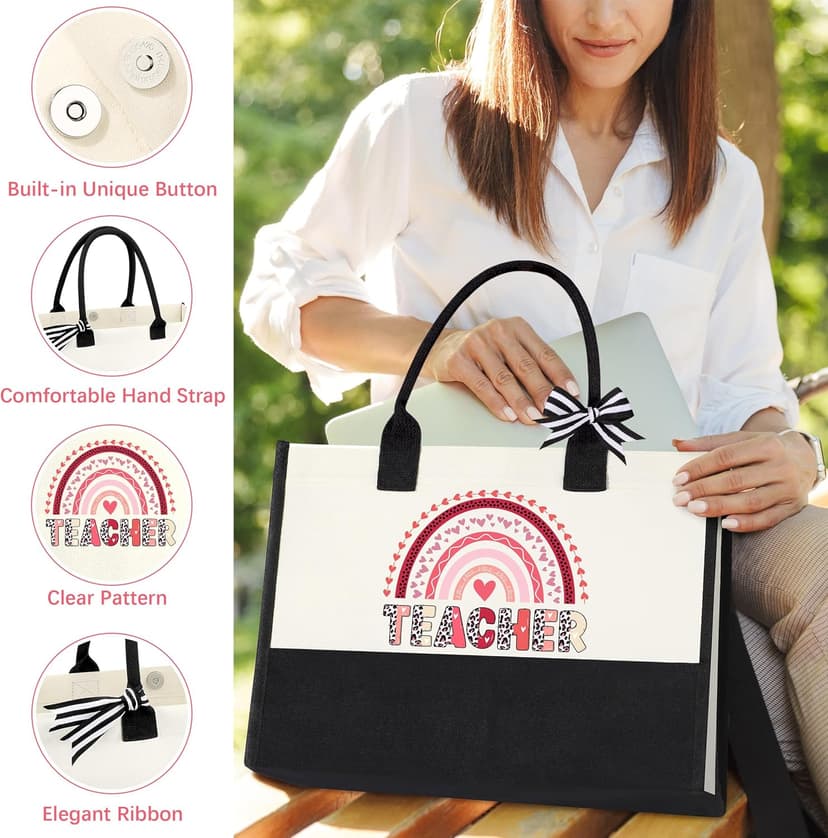 Teacher Appreciation Gifts, Teacher Valentine Christmas Gifts Ideas Basket Set of 5