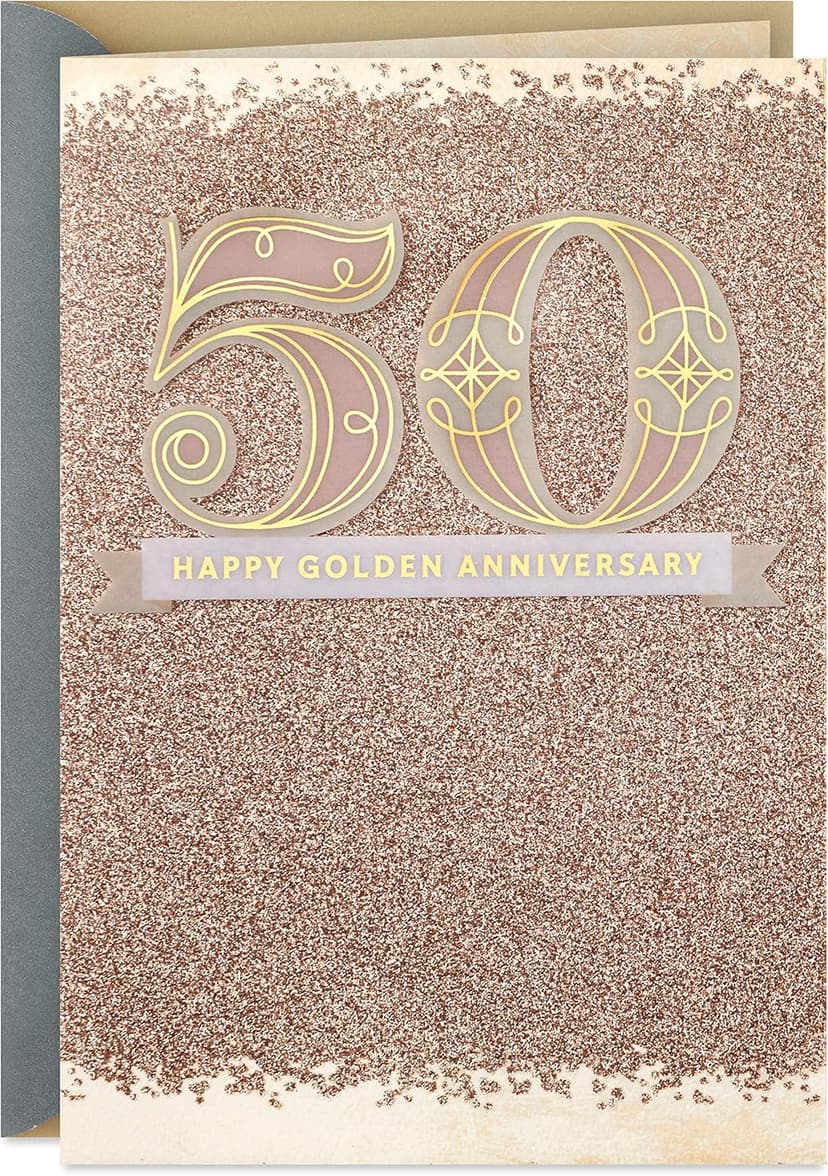 Hallmark 50th Anniversary Card (Golden Anniversary)
