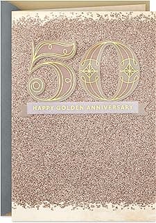 Hallmark 50th Anniversary Card (Golden Anniversary)