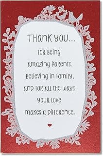 American Greetings Anniversary Card for Parents (Thank You)