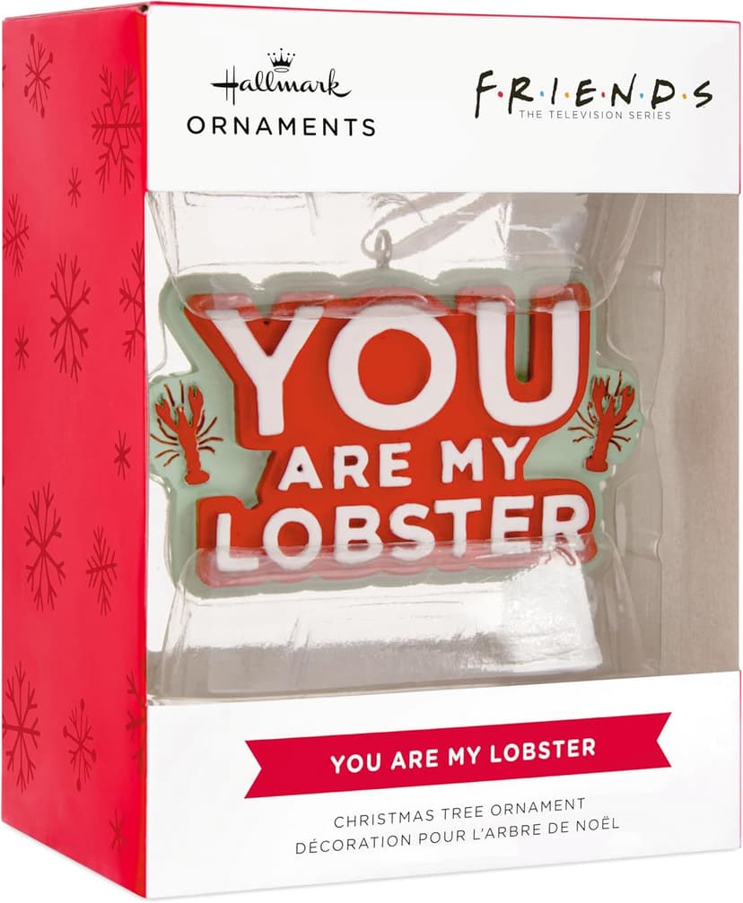 Hallmark Friends You are My Lobster Christmas Ornament, TV Show Gifts