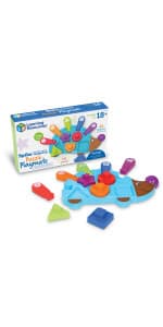 Learning Resources Spike The Fine Motor Hedgehog - Toddler Montessori Toys, Stacking Shape, Gifts For Boys And Girls, Sorting And Matching Skill Activities, Educational Games, Kindergarten