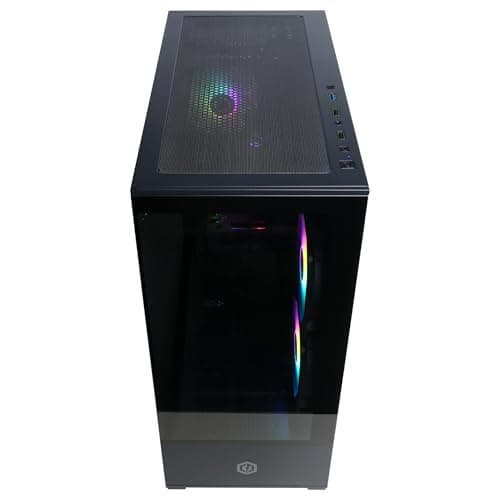 CyberPowerPC Gamer Master Gaming PC, AMD Ryzen 5 5500 3.6GHz, Radeon RX 6400 4GB, 16GB DDR4, 500GB PCIe Gen4 SSD, WiFi Ready & Windows 11 Home (GMA3100A)