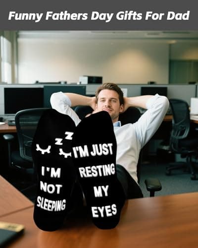 Vitery Stocking Stuffers for Men Teens Adults, White Elephant Gifts for Adults Funny Socks Christmas Essentials