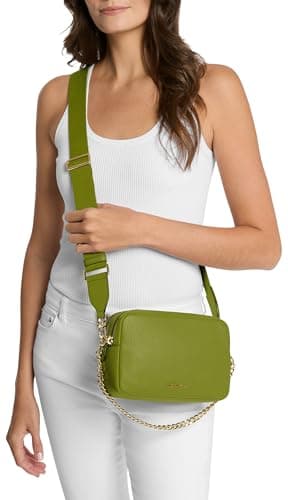 Michael Kors Bryant Medium Double Zip Chain Camera Crossbody Bag