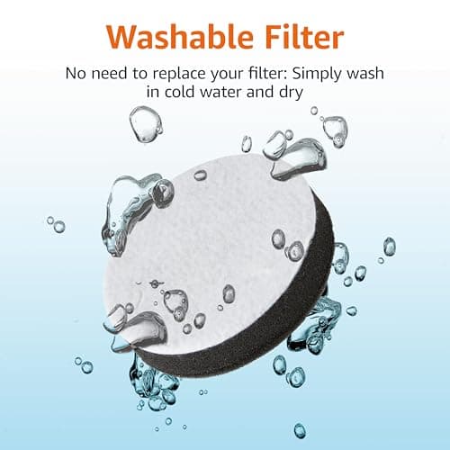 Amazon Basics Upright Bagless Vacuum Cleaner for Carpet and Hard Floors, With Crevice and Upholstery Tools, Detachable Handle, Lightweight (8.4 lbs), 1.7L Dust Cup, 720W, 25ft Cord, Black/White