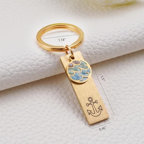 MIXJOY You Are My Anchor Keychain, Bestie Gifts for Women, Gifts for Best Friend Woman, Through Thick and Thin, Small Bestie Friendship Birthday, My Tribe, Close Female Friends Through Rough Times
