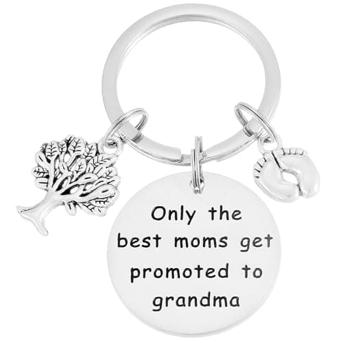 Kivosliviz New Grandma Gift Keychain Grandmother Announcement Gift First Time Grandma Gifts Key Chain