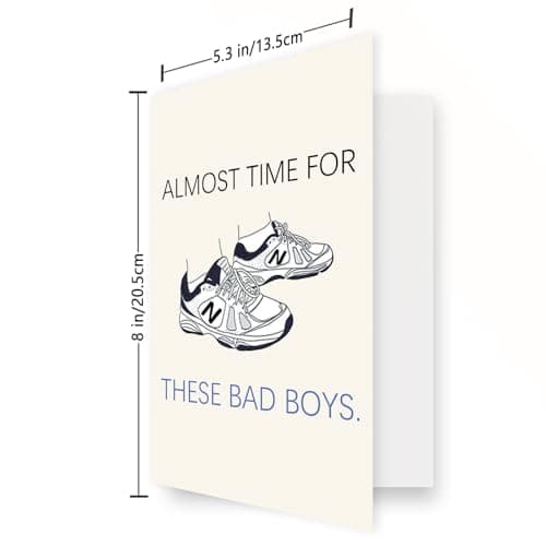 Funny Father's Day Card for Husband, New Dad Gifts from Wife, First Time Dad Gifts Hilarious Shoes
