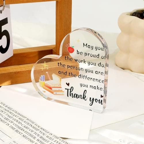 Teacher Gifts for Women,End of Year Teacher Gifts,Teacher Appreciation Gifts,Teacher Christmas Gifts,Thank You Teacher Valentines Gift,Teacher Gifts from Student Desk Home Office Decor