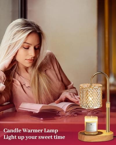 Candle Warmer Lamp with Timer Dimmer Adjustable Height for New Home Decor, Birthday Gifts for Women,Candle Warmer for Women Mom Christmas Mother's Day Gfit
