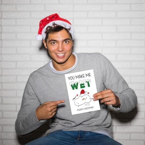 Funny Christmas Card for Him, Dirty Christmas Card Husband, Adult Christmas Card Him, Rude Christmas Card Gift Boyfriend, Sexy Christmas Card For Men, Merry Husband Boyfriend Fiance Christmas Card