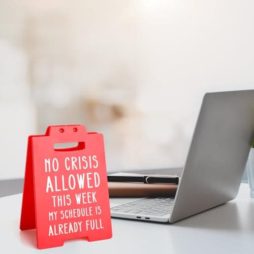 Funny Boss Gifts for Women Men, Boss Lady Gift, White Elephant Gift, Administrative Professional Day Coworker Gifts for Women Manager Supervisor Leader Administrator Principal, Funny Cubicle Sign