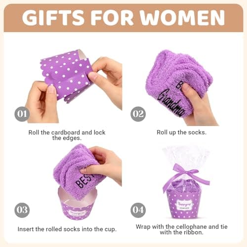 HAPPYPOP Mothers Day Socks - Sisters Aunt Gifts, Gifts for Sister Daughter Mother in Law