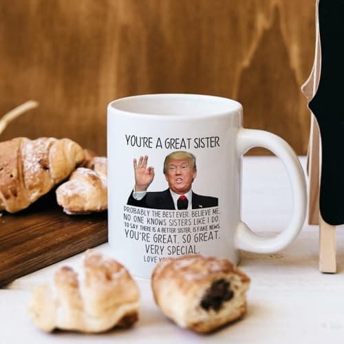 Aurahouse You're A Great Sister Mug, Funny Sister Gifts from Sister Brother, Sister Birthday Gifts, Christmas Gifts, Mothers Day Gifts for Sister-in-law, Soul Sister 11 Oz Cup