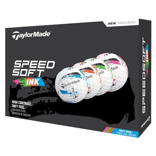 TaylorMade SpeedSoft Golf Balls, Maximum Distance with Ultra-Soft Feel, Perfect for Off The Tee and Around The Green