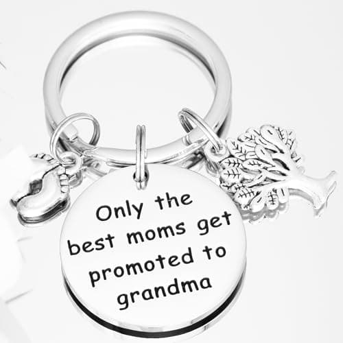 Kivosliviz New Grandma Gift Keychain Grandmother Announcement Gift First Time Grandma Gifts Key Chain