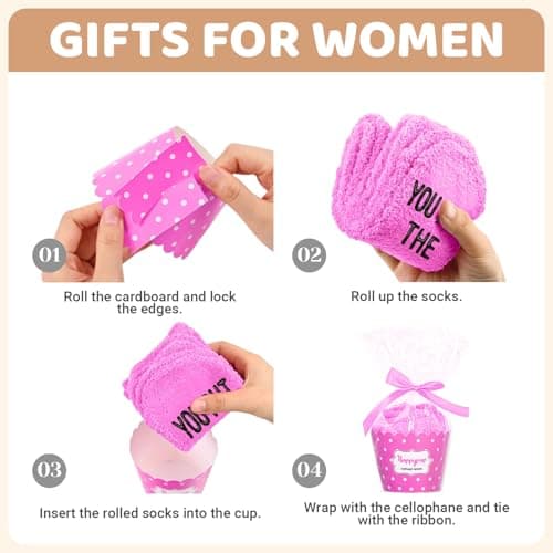 HAPPYPOP Mothers Day Socks - Gifts for Sister Mom Daughter in Law, Godmother Socks