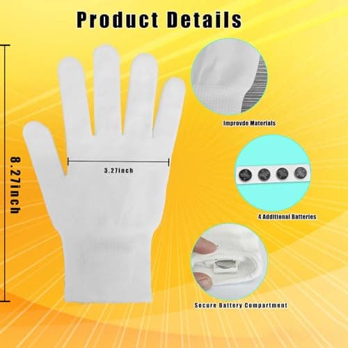 Toys for Ages 8-13 LED Gloves Toys for Boys Age 8-10 Light Up Gloves, Light Up for Kids Birthday Easter Gift Cool Fun Toys for 8-13 Year Old
