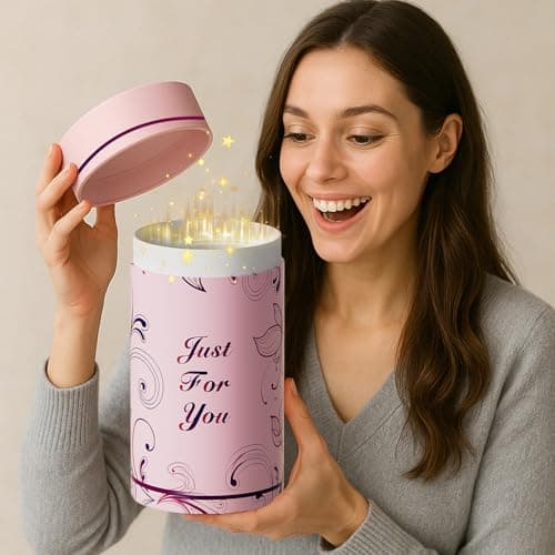 Personalized Monogram Gifts for Women - Customized Initial A-Z Wine Glass, Unique Christmas Birthday Gifts for Her, Mom, Wife, Sister, Daughter, Friend (Letter L)