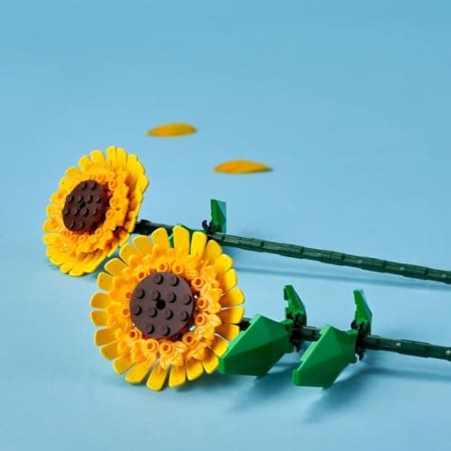 LEGO Sunflowers Building Toy for Kids, Girls and Boys Ages 8+ - Artificial Sunflowers for Home Decor and Display - Birthday Gift Idea for Lovers of Plants & Flowers - 40524