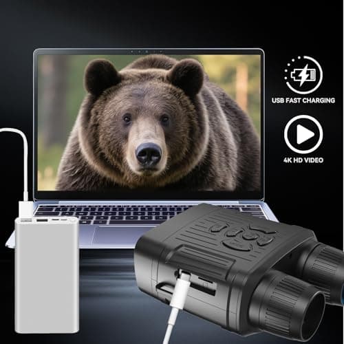 Night Vision Goggles,Night Vision Goggles for Adults Tactical Binoculars - Photo/Video Recording 1984FT Infrared Tech Gadgets Hunting Gifts for Men/Dad/Husband - Cool Tech Gift for Men