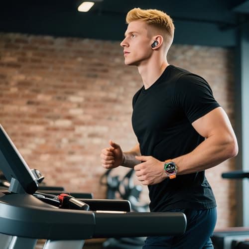 Smartwatch with Earbuds(Answer&Make Calls) IP67 Water Resistant Watch(2 Straps), Sports Watches 100+ Sports Modes (Cycling/Fitness/Hiking), DIY Watch Faces for Men Dad Husband