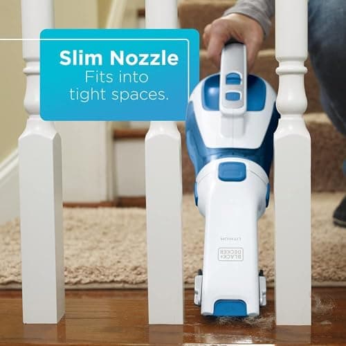 BLACK+DECKER dustbuster Handheld Vacuum, Cordless Car Vacuum Portable 12V, with Rotating and Extendable Nozzle (HHVI320JR02)