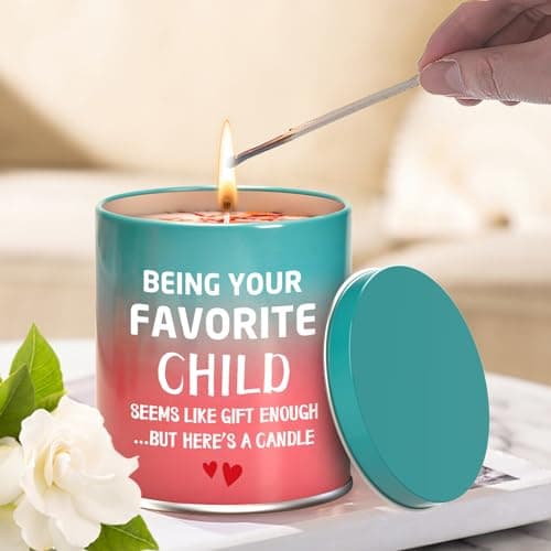 Gifts for Mom from Daughter Son Best Mom Gifts Christmas Birthday Mothers Day Presents Ideas Christmas Stocking Stuffers Funny Unique Scented Candles Gift for Mama 9oz