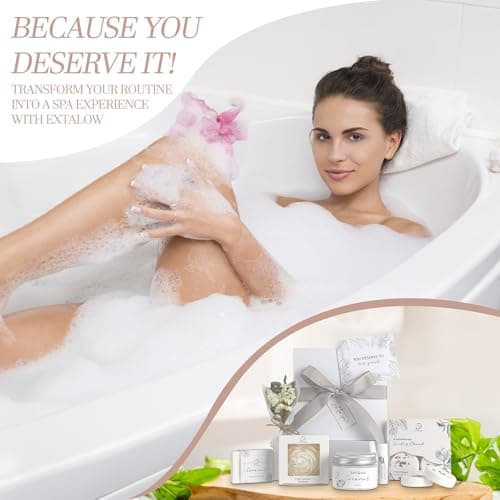 Spa Gifts for Women Bath and Body Gift Basket Mothers Day Gifts Coconut Lavender Home Spa Set Self Care Gift for Mom Sister Her Wife Birthday Gifts Spa Kit Care Package Thank You Gift