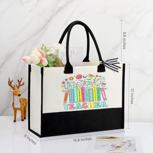 Teacher Appreciation Gifts for Women, End of Year Thank You Gifts for Teachers Basket Set of 5